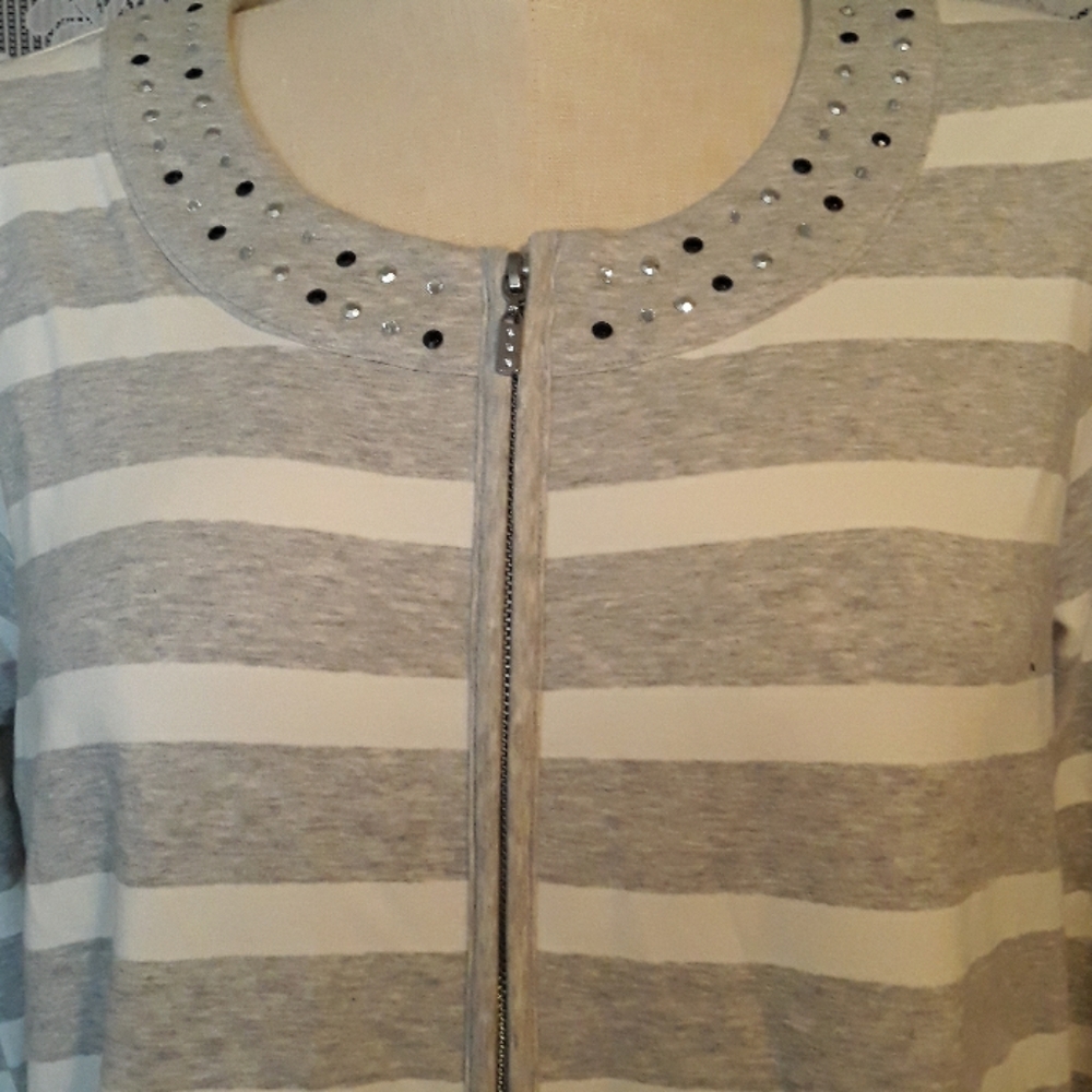 Zip up sweat jacket 1x